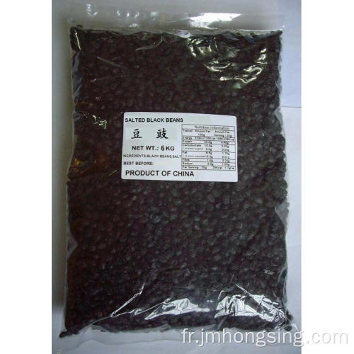 6 kg de haricots noirs salés